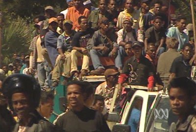 Protest in Dili - foto ABC